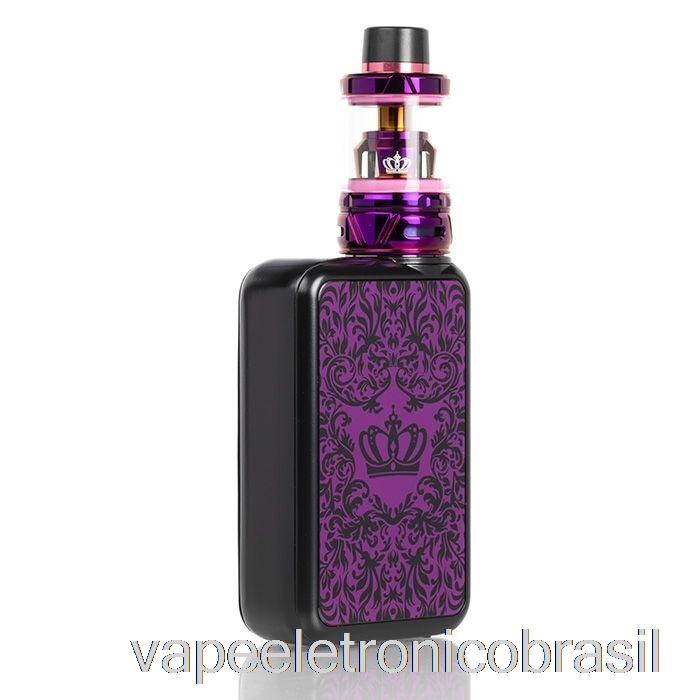Vape Recarregável Uwell Coroa 4 200w Tc Starter Kit Roxo